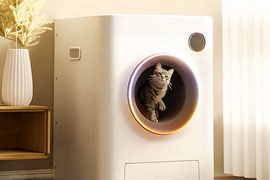 cat robot litter